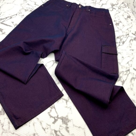 Men's Fubu BlueRed Carpenter Denim Pants NWT